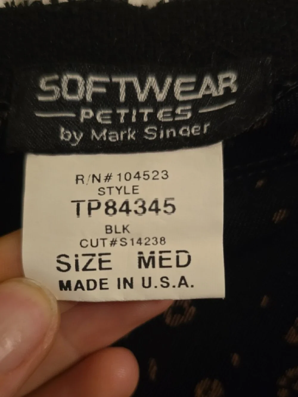 Softwear flowy black